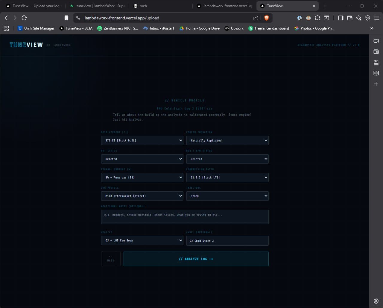 Drop it in. Tell us about your build.